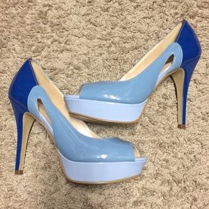 Marc Fisher Multicolored blue heels